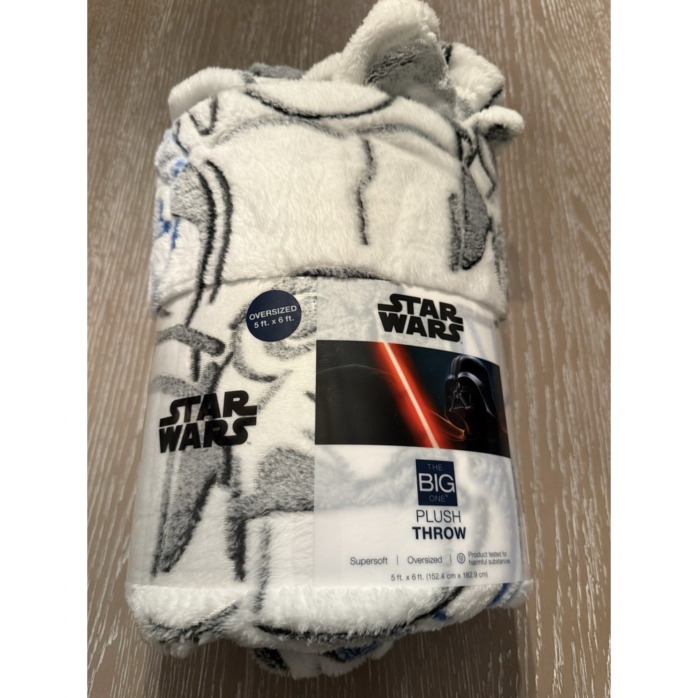 The Big One Star Wars Plush Oversized Throw Blanket 5x6 ft Darth Vader